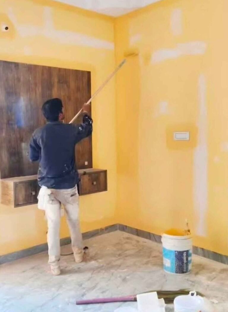 Painting Works Interior Wall Painting in Qatar - Rahman Maintenance Qatar