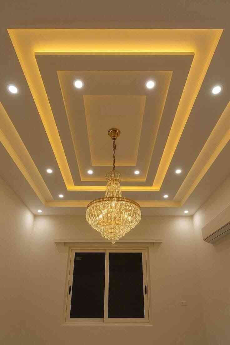 Gypsum Carpentry Recessed Ceiling Cove Lighting in Qatar - Rahman Maintenance Qatar