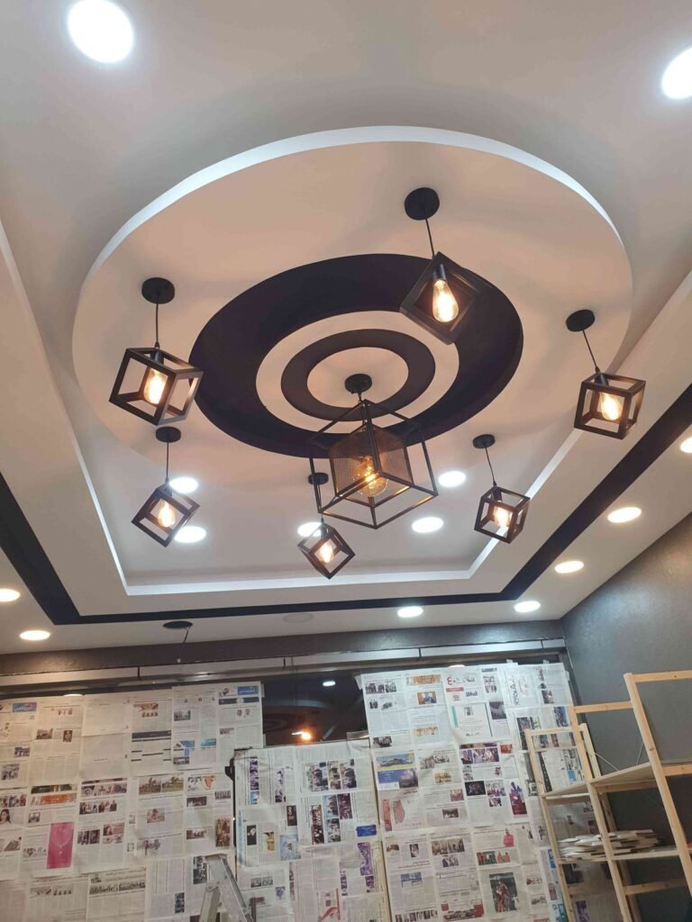 Electrical Work Decorative Pendant Ceiling Lighting in Qatar - Rahman Maintenance Qatar