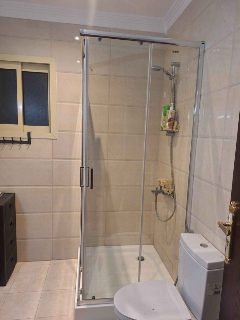 Plumbing Services Bathroom Glass Shower Enclosure in Qatar - Rahman Maintenance Qatar