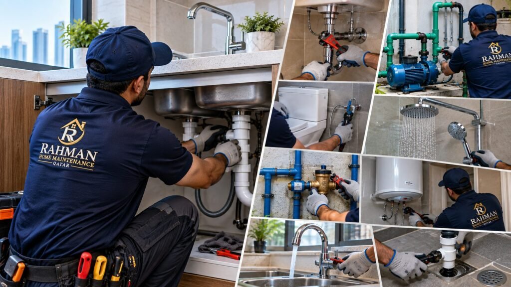 Professional plumbing repair and maintenance services in Qatar